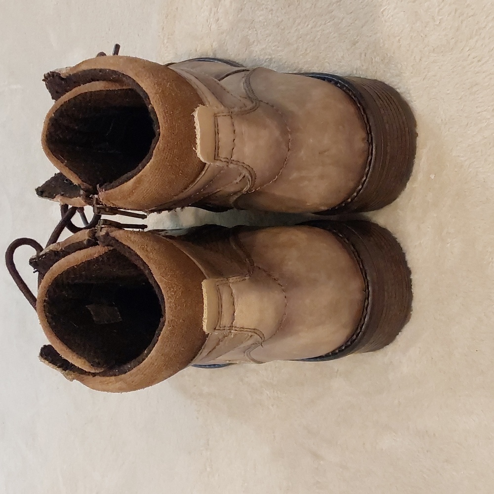 ALDO Preliand men's lace-up Distressed Leather Combat Boots Size 9.5 - Picture 4 of 10